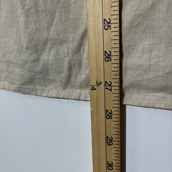 H&M Linen Cotton Blend Beige Strappy Dress Summer Casual Womans Size Small NWT - Picture 4 of 6